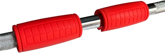 Weight Bar Grips Fit Standard Barbell, Dumbell Handles, Thick Bar Training Adapter For WeightLifting & Cable Attachments Fitness Training Rope Grips For Body Arm Forearm Builder Strength