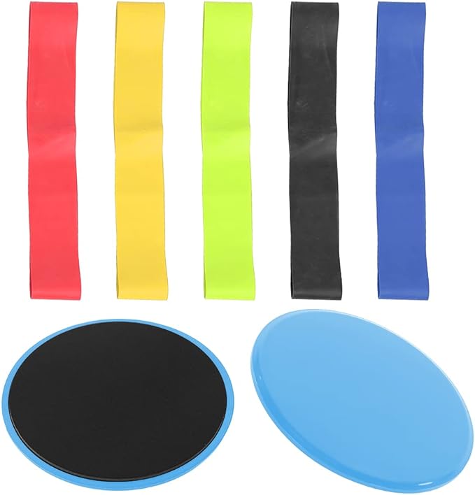 Fitness Sliding Disc Workout Equipment Core Slider Exercise Training Disks for Home Gym Street Workout ABS Material Pink Black Red Blue Green Orange 2 Pack