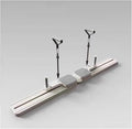 Foldable Skiing Exerciser Ski Machine Collapsible Leg Magic Machine Ski Machine Portable Body Slimming Trainer Kegel Trainer Workout Equipment