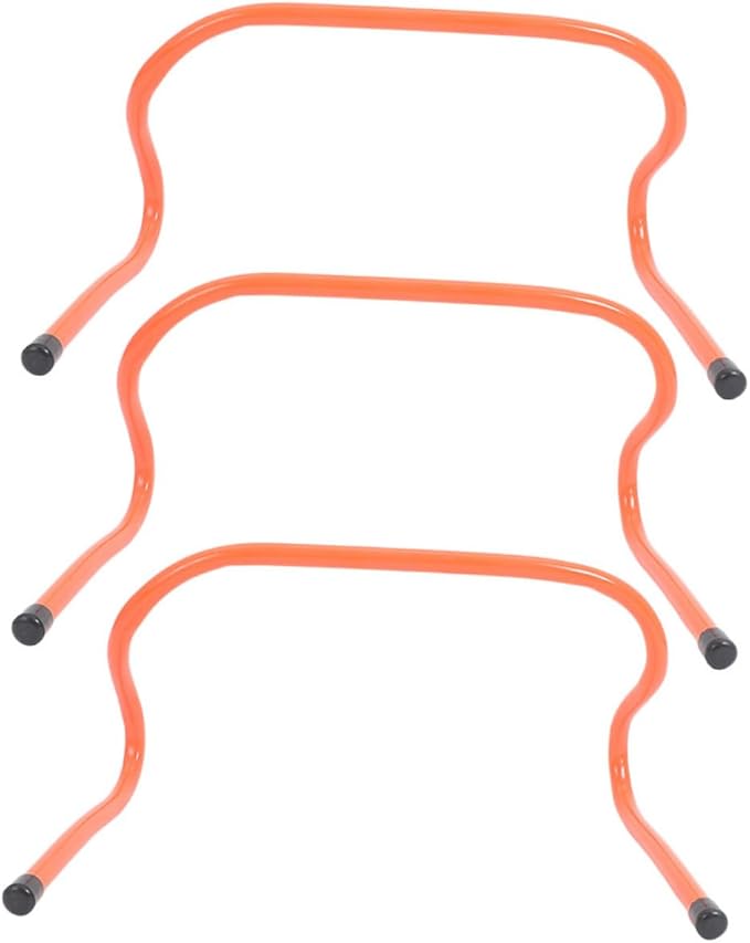 Yardwe 3Pcs Agility Hurdles for Durable Training Barriers for Enhanced Coordination and Speed for Football Practice and Sports Training Convenient Design