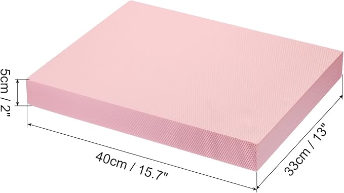PATIKIL Balance Pad, Non-Slip TPE Foam Pad Cushion Exercise Yoga Mat Knee Pad for Fitness Stability Core Training Stretching