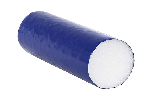 CanDo Premium TufCoat Blue Coated Foam Rollers for Muscle Restoration, Massage Therapy, Rehabilitation, Sport Recovery and Physical Therapy for Home, Clinic and Gym