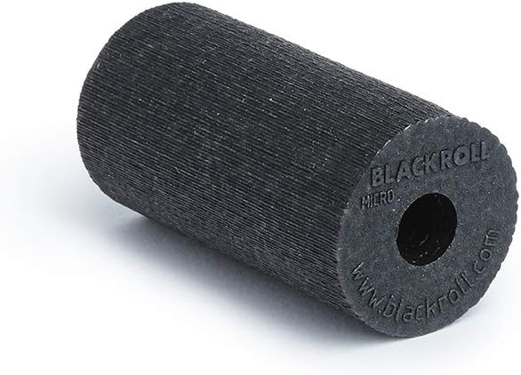 BLACKROLL - Micro Foam Roller, Small Deep Tissue Massage Tool for Feet, Hands, and Arms, Use for Travel, Exercise and Muscle Recovery and Plantar Fasciitis Relief, 6cm (2.3") x 3cm (1.2")