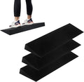 Squat Wedge Block, 3 Pack Lightweight Eva Non-Slip Slanting Yoga Pilates Wedge, Adjustable Squat Footrest Tilt Plate, Portable Lacing Board for Calf Stretches Weightlifting Recovery Training