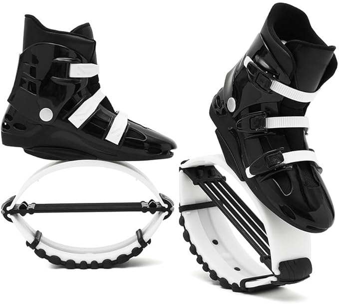 Kangaroo Jump Shoes for Women & Men – Adult Moon Shoes with 4 Springs, Low-Impact Fitness Jumping Boots for Exercise, Weight Loss, Cardio