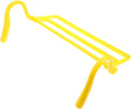 Toyvian Adjustable Soccer Training Hurdles Set with Ladder Safety Bars, Foldable Speed Agility Hurdles for Football and Basketball Footwork Exercises, Yellow