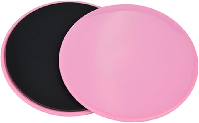 2PCS Exercise Sliding Disc Fitness Core Slider for Full Body Workout with Portable Design for Gym Yoga Dance Balance Training