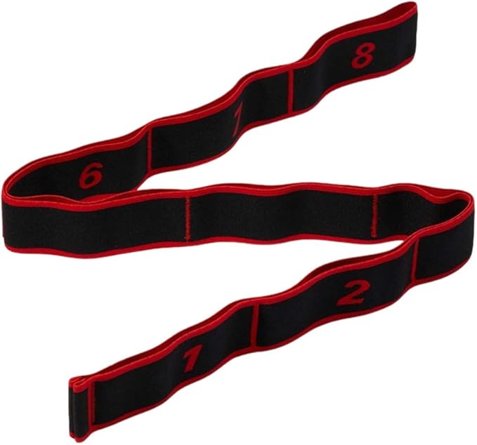 Resistance Bands for Working Out, 8-Levels Elastic Adjustable Exercise Band for Women and Men,Pilates,Yoga,Body Stretching,Booty Legs,Workout Bands for Fitness,Gym,Training,Physical Therapy