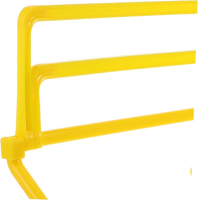 Adjustable Height Agility Hurdles Set Portable Speed Training Equipment for Soccer and Basketball Detachable Design for Versatile Use for Athletes