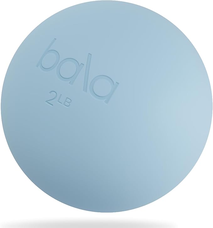 Bala Power Ball, Weighted Toning Exercise Ball for Pilates, Yoga, Home Fitness & More - Workout Ball for Strength & Core Training, Aerobics & Working Out to Improve Balance & Sculpt