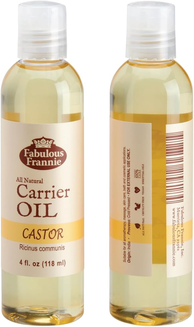 Fabulous Frannie Castor Carrier Oil Base Oil 4 Ounce (Pack of 1)