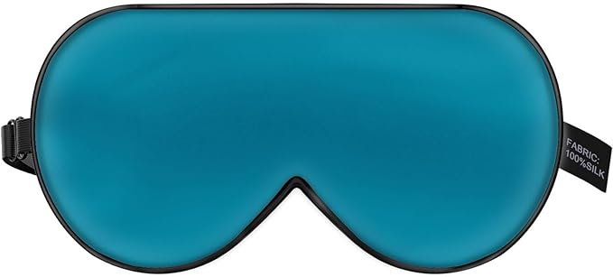Double-Sided Silk Blackout Sleep Black Eye Shield