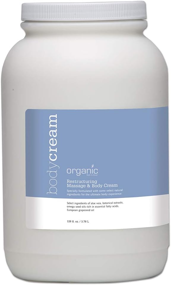 Organic Bath & Body Restructuring Massage & Body Cream - 128 oz