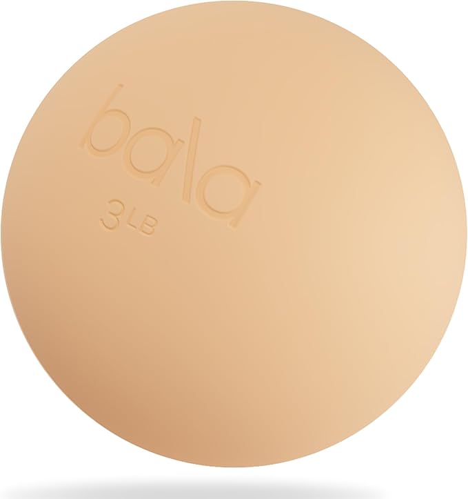 Bala Power Ball, Weighted Toning Exercise Ball for Pilates, Yoga, Home Fitness & More - Workout Ball for Strength & Core Training, Aerobics & Working Out to Improve Balance & Sculpt