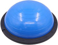 Balance Ball Trainer with Resistance Bands and Foot Pump, Inflatable Yoga Ball for Home Gym Workouts, 23 Inch Exercise Half Ball for Balance Training Core Strength Fitness More, 330lb Cap