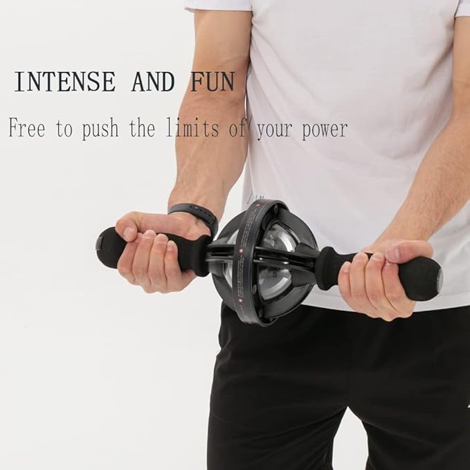 Arm Gyro Ball Core Trainer for Stronger Arm Bones and Muscle - Fitness Gyroscopic, Wrist Ball Gyro, Arm Strength Exerciser, Arm Hand Muscle Trainer Device