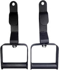 2X Pull up Handles Exercise Machine Attachment Non Slip LAT Pulldown Handle for Strength Training Resistant Bands