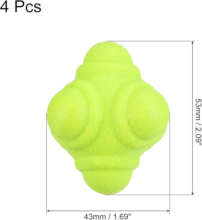 PATIKIL Bounce Reaction Balls Coordination Training Ball Agility Trainer, TPR Low Difficulty for Speed Reflex