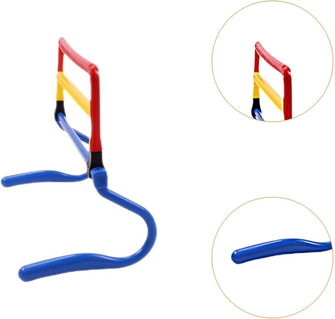 Agility Training Hurdles 4 Height Adjustable Portable Speed Training Equipment for Obstacle Courses