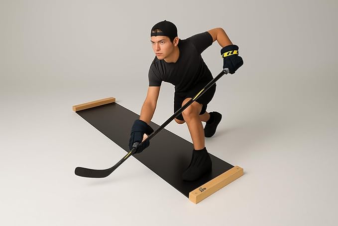 Adjustable Slide Board (5ft or 6ft) – Low-Impact Lateral Training Board for Speed, Strength & Cardio | Home Gym, Hockey, Golf, Ski & Athletic Conditioning