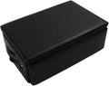 Pilates Reformer Box (24.4x16.9x9.1 inch) - Wood PVC Sponge Sitting Box for Core Exercise & Balance Training