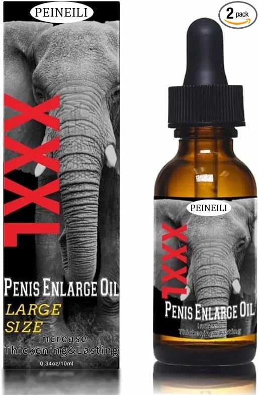 XXXL Large Size Oil Enlarge and Permanent Thickening Growth Men Energy Massage Essential Oil for Sex, Increase Dick Liquid for Health Care, Lateness Performance,Strength (2 Pack)