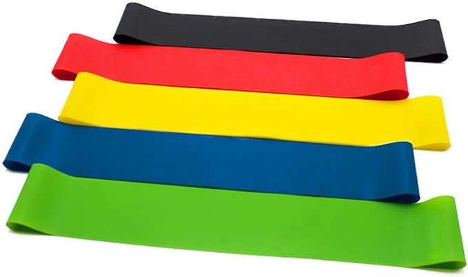 Resistance Bands for Working Out,5-Levels Elastic Exercise Band for Men & Women Pilates,Booty Legs,Yoga,Body Stretching,Workout Bands for Fitness,Workouts,Working,Training,Physical Therapy