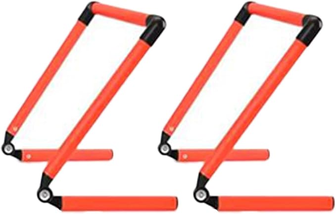 2Pcs Agility Hurdles Speed Hurdles Plyometric Lightweight Speed Agility Training Equipment for Improves Strength Body Sports