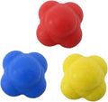 YARNOW 3pcs Reflex Ball Reaction Balls for Workout Sports Training Reflexes Agility Coordination Bounce for Fitness Hand-Eye Coordination
