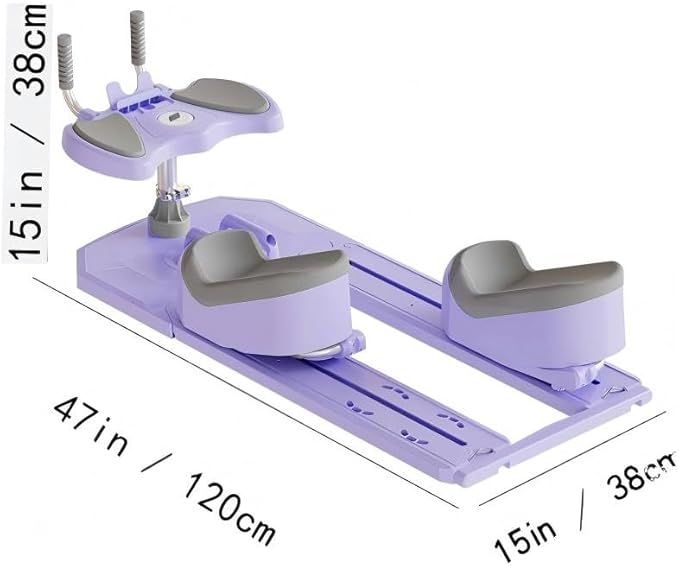 Spine Twist and Stretch Trainer, Multifunctional Abdominal Plate, Detachable Ab Trainer Machine with Anti-Slip Design, Portable Pilates Reformer for Core Workouts, Pilates Board