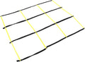 Foldable Agility Ladder for Footwork Training Portable Lightweight Soccer Football Workout Ladder Tool Weather-Resistant Design for Speed Coordination and Multisport Fitness Drills
