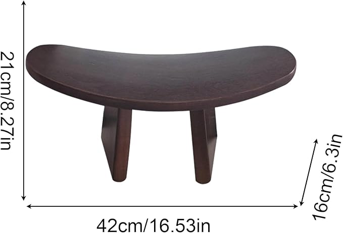 Meditation Kneeler Stool – Wooden Prayer Seat, Low Profile Yoga Bench, Supportive Comfort Design | Stable Base Craft, Calm Postures Aid for Buddhist Practice Mindfulness Rituals