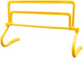 Agility Hurdle Adjustable Obstacles Jumping Bar Set Speed Training Equipment Set for Running Football Indoor Outdoor Pets, Yellow
