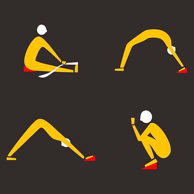 Yoga Foams Wedges Slants Board Calf Stretcher Workout Height Foams For Leg Calf Ankle And Foot Stretching Fitness
