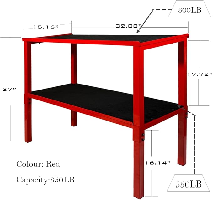 Commercial Heavy Duty Adjustable Dumbbell Stand & Kettlebell Stand, Adjustable Dumbbell Weight Rack, Kettlebell Storage Rack, Weight Rack for Garage/Home Gym/Commercial with Non-Slip Base, Anti-Tip Safety & Space-Saving Design, Weight Capacity 500/600/...