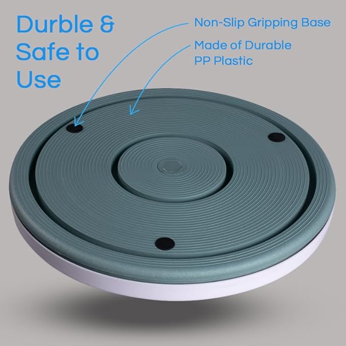 KYTO Waist Twister Disc – Core Trainer Board with Digital Counter, Ab Workout Equipment with 360° Rotation, Non-Slip Foot Massage Design for Home, Office Fitness