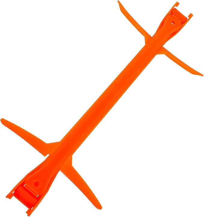 Adjustable Orange Plastic Agility Speed Hurdles Set for Soccer Training, Foldable Professional Track Hurdles for Football Agility Drills and Speed Workout