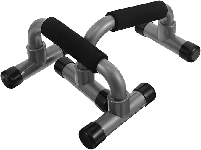 VALICLUD H-shape Parallettes Bars Push up Stands, Non-slip Fitness Pushup Board Comfortable Grip, Portable Exercise Equipment for Home Chest Training and Strength Workouts
