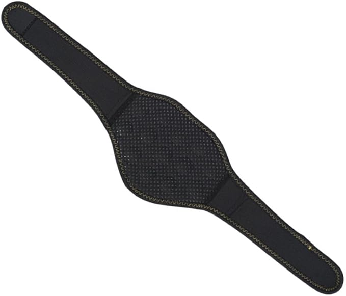 FRCOLOR Self Heating Neck Massager Band Magnetic Therapy Neck Guard for Relief Relaxation Portable Lightweight for Home Outdoor Use Black