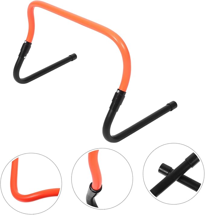 Happyyami Soccer Training Hurdles Height Agility Bar Durable Speed Hurdles for Professional Track Practice Equipment for Football Baseball and More