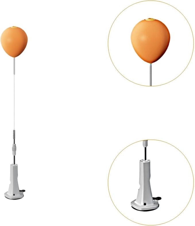 Boxing Reaction Ball with Stand, Height Adjustable Punching Bag for Speed Training, MMA Home Gym Workout Equipment with Suction Cup Base