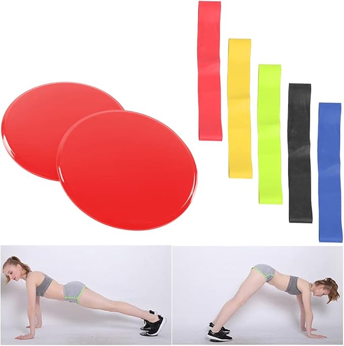Fitness Sliding Discs, Core Slider Workout Disks for Low Impact Training, Smooth Slide Mat for Home Gym, Aerobics and Calisthenics with Full Body Control