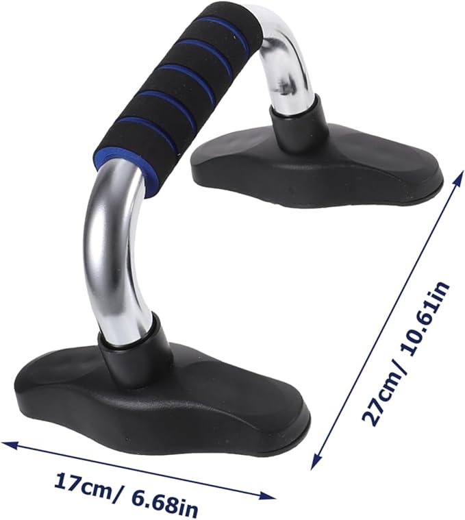 HEMOTON 1Pair Push Up Handles Non Slip Grip Press Up Stand for Home Fitness Workout Equipment Strength Training Accessory for Arm and Chest Exercise