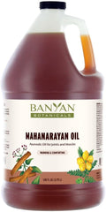 Banyan Botanicals Mahanarayan Oil – 99% Organic Ayurvedic Massage Oil – Soothes Sore Muscles, Supports Healthy and Comfortable Joints, Tendons & Muscles – 128oz. – Non GMO Sustainably Sourced Vegan