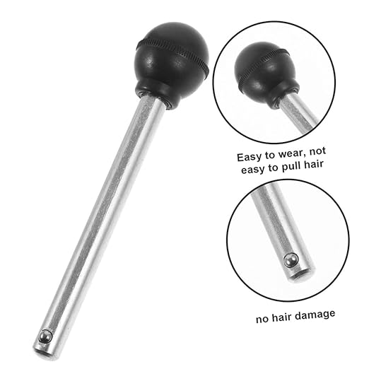 2Pcs Weight Stack Pin for Fitness Equipment Sturdy Steel Ball Head Loading Pins Gym Weight Machine Attachment for Strength Training and