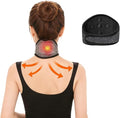 Magnetic Self Heating Neck Brace Adjustable Neck Wrap Protector Thermal Neck Guard Cervical Collar for Neck Relief Relaxation Sleeping