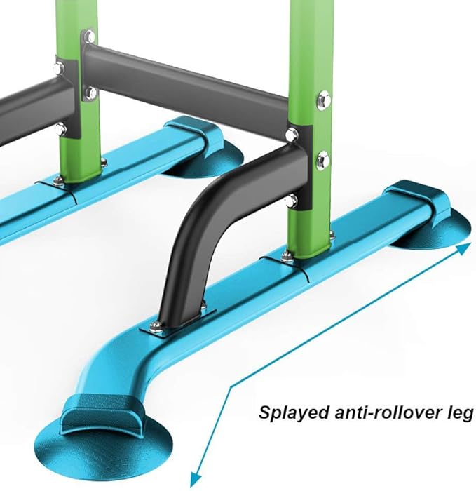 SogesHome Power Tower Pull Up Bar and Dip Station, Height Adjustable Dip Stand Exercise Machine for Home Gym, Multi-Functional Free Standing Strength Training Fitness Workout Station