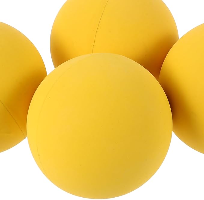 BESTonZON High Elastic Training Balls 4-Pack 2.16 Inch Reaction Balls with Hollow Core for Sports Agility Speed Practice Indoor Outdoor