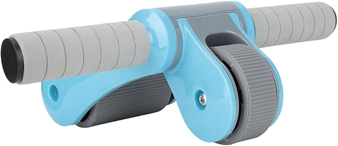 2 Wheels Ab Roller Wheel Abdominal Exerciser with Knee Pad Home Fitness Equipment
