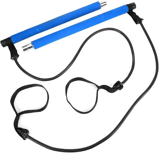 Pilates Rod Kit, Portable Exercise Fitness Equipment, Portable Multifunction Gym Workouts Stick, Multifunction Workout Equipment, for Toning Muscle, Leg, Butt and Full Body